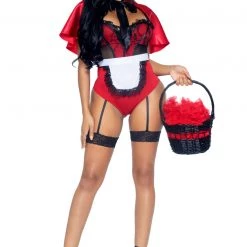 Leg Avenue Naughty Miss Red Costume