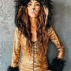 3WISHES Metallic Hooded Tiger Costume -Fairy Tale Costumes Sales unnamed file 142