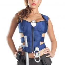 Be Wicked Women's Brazen Blue Police Costume