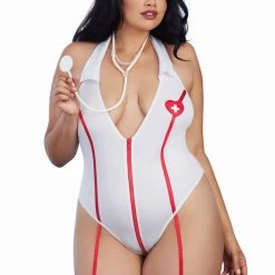 Dreamgirl Care Cutie Sexy Nurse Lingerie Teddy -Fairy Tale Costumes Sales unnamed file 1860