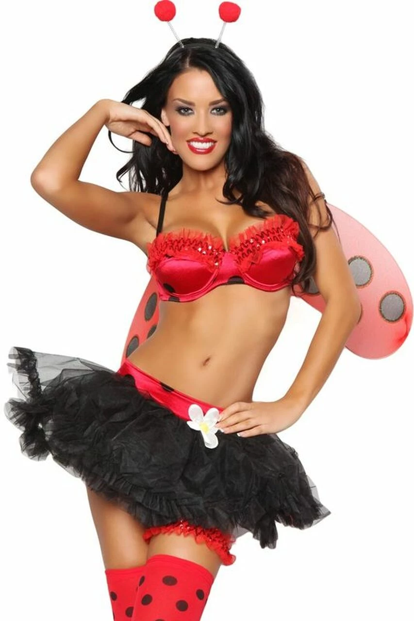 Leg Avenue Adult Ladybug Costume 5 Leg Avenue Adult Ladybug Costume - Image 3