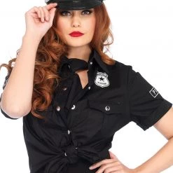Leg Avenue Police Shirt With Badge Costume Accessory