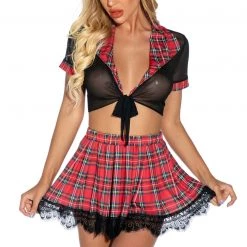 3WISHES Sassy School Uniform Lingerie Set -Fairy Tale Costumes Sales unnamed file 476