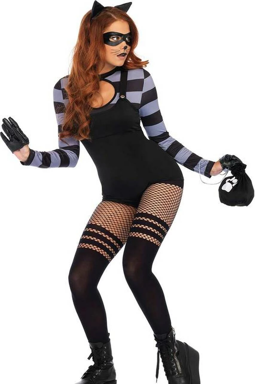 Leg Avenue Sexy Cat Burglar Costume 4 Leg Avenue Sexy Cat Burglar Costume - Image 2