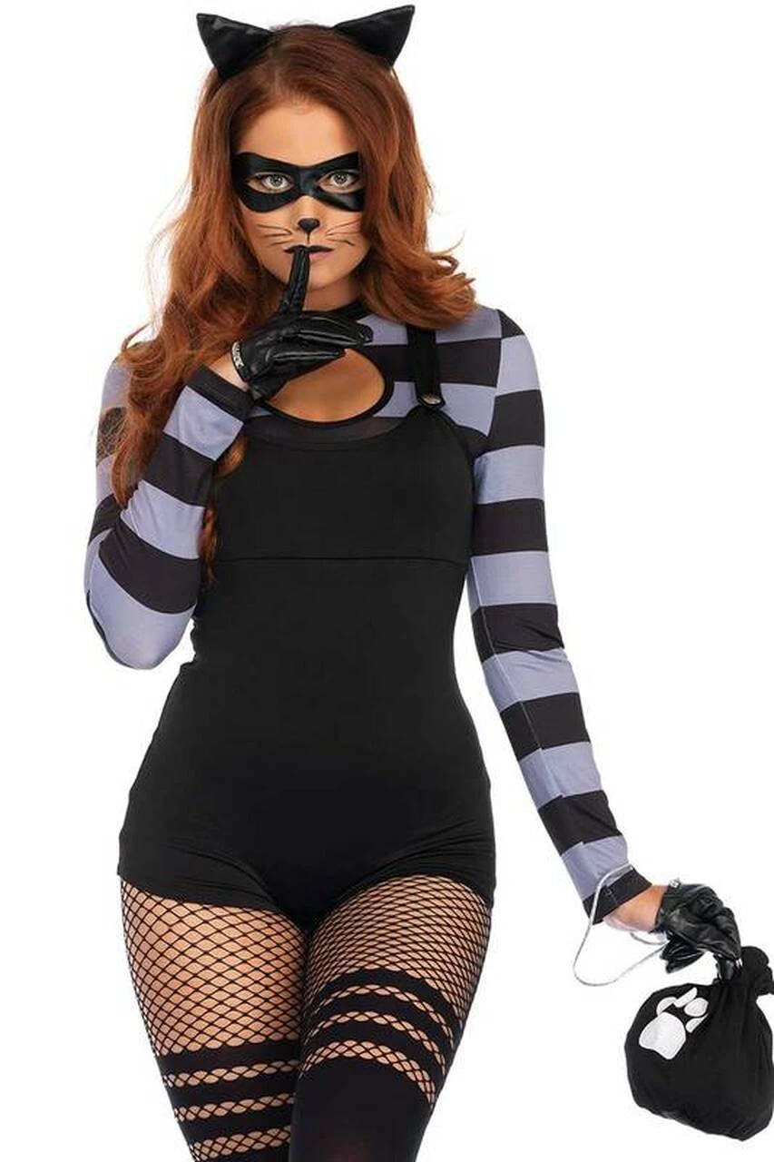 Leg Avenue Sexy Cat Burglar Costume 6 Leg Avenue Sexy Cat Burglar Costume - Image 4