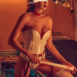 Roma Naughty Vinyl Nurse Costume -Fairy Tale Costumes Sales unnamed file 715