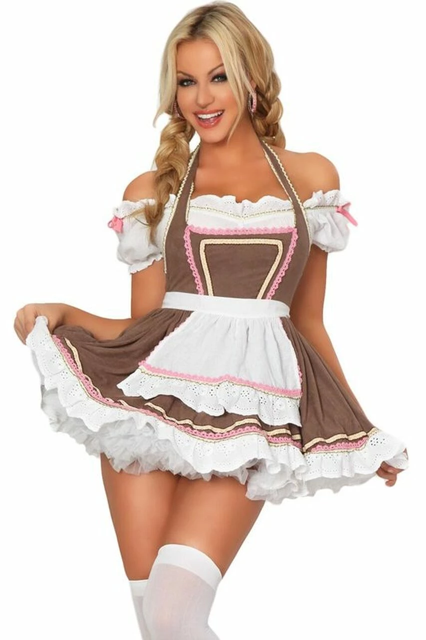 3WISHES Alpine Ale Girl Lederhosen Costume 13 3WISHES Alpine Ale Girl Lederhosen Costume - Image 11